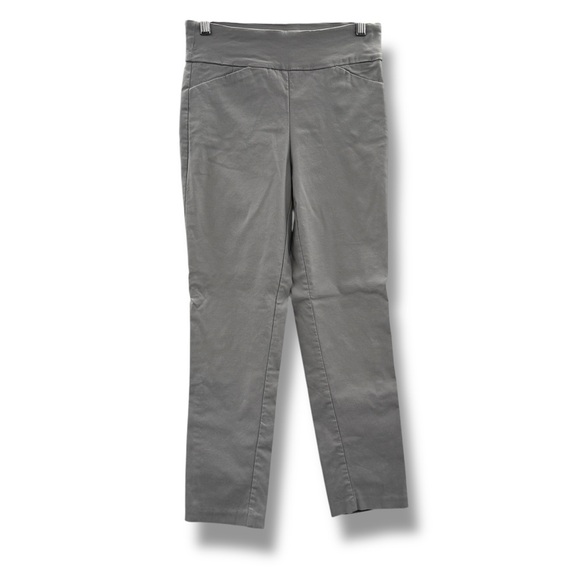 Tribal Gray‎ High Rise Skinny Leg Pull-On Pants Sz 6 - Picture 1 of 13